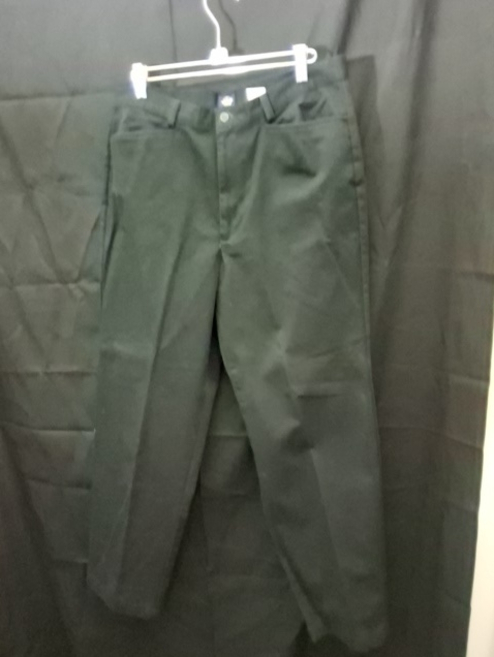 Dockers Women's Top Pocket Khakis Jeans Black 100% Cotton